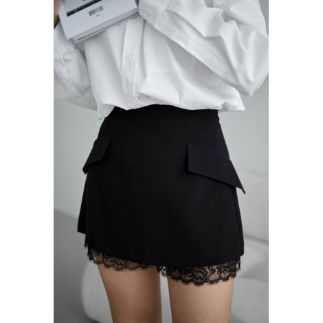 Шорты 014 с французским кружевом
